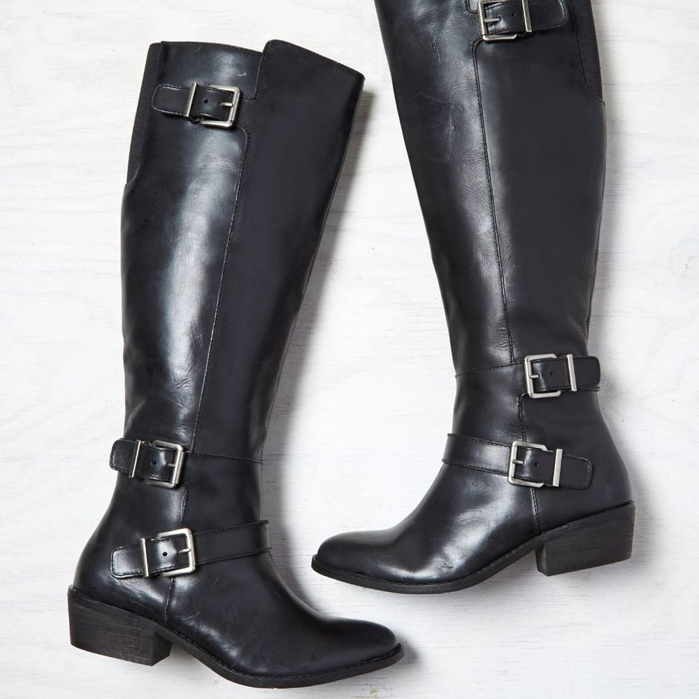 Dolce Vita Black leather boots Size 7.5